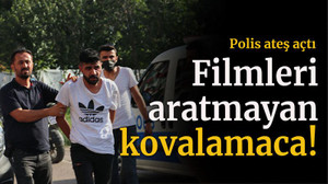 Filmleri aratmayan kovalamaca, polis ateş açtı!